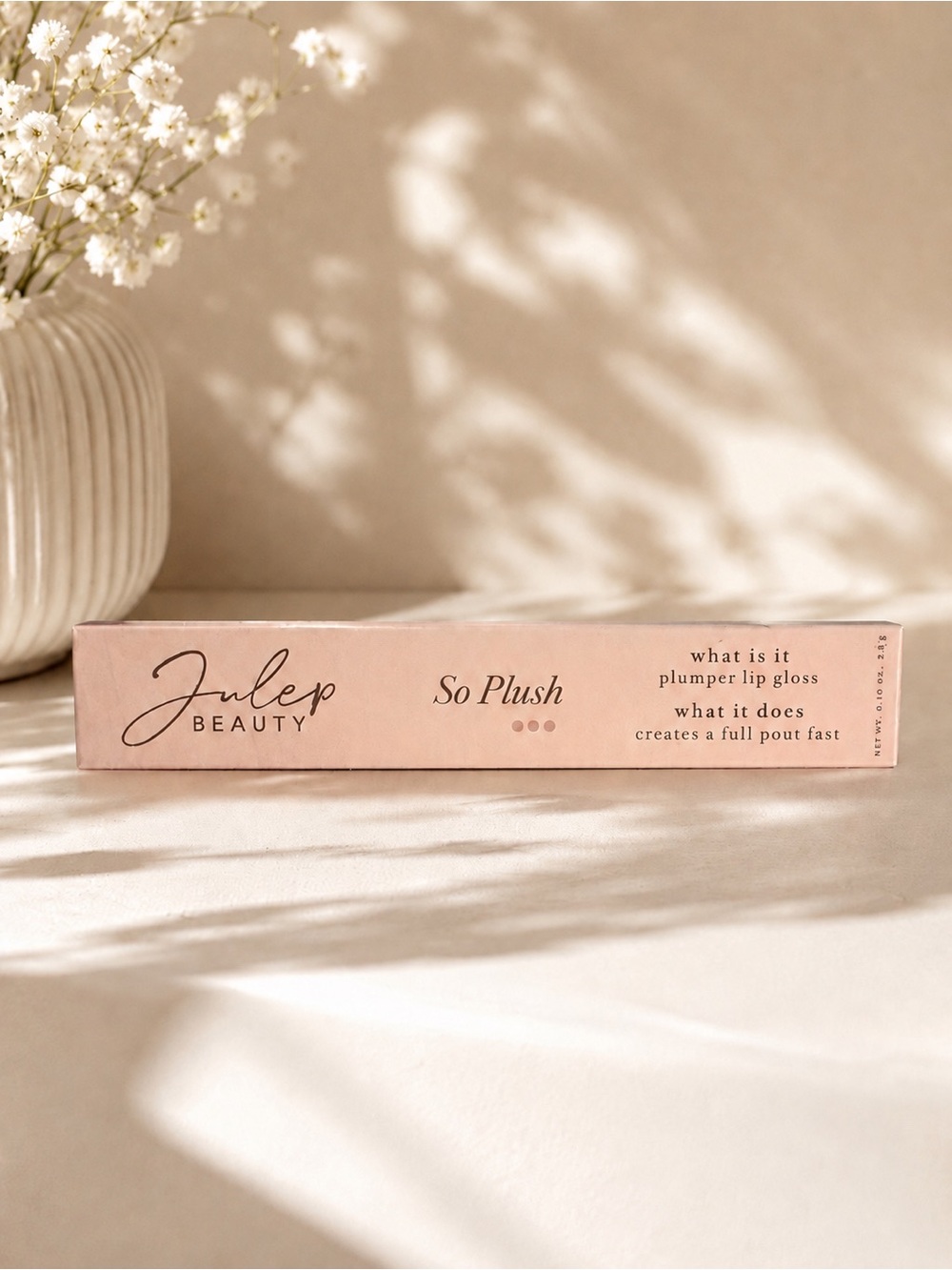NIB Julep Beauty So Plush Plumper Lip Gloss Coffee First